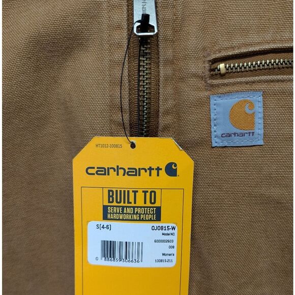 Carhartt Wildwood Jacket Small Beth Dutton Yellowstone 100815 Sherpa Lined Loose - Picture 3 of 12